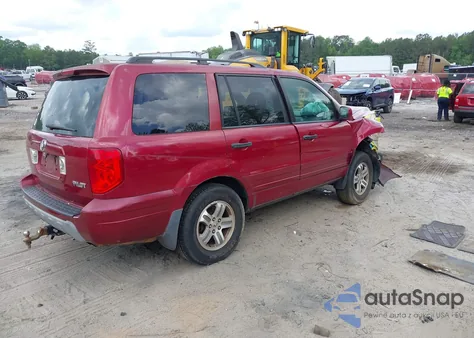 2003 Honda Pilot Ex-L z USA, uszkodzony, nr VIN 2HKYF18543H593649
